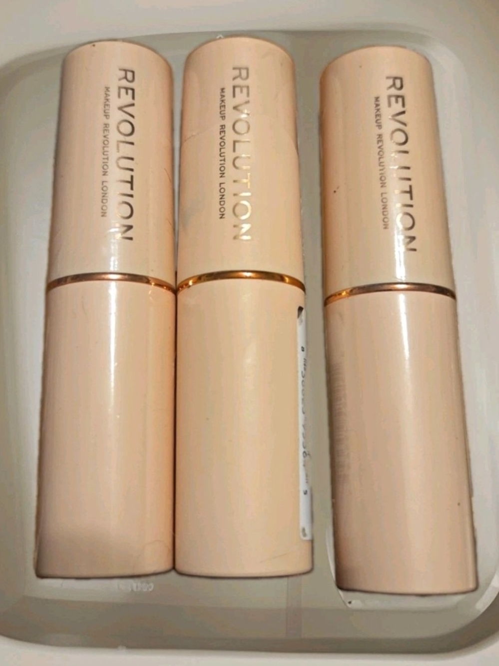 Revolution Foundation & Conceal Lot of 3 Shades F1 F3 F9